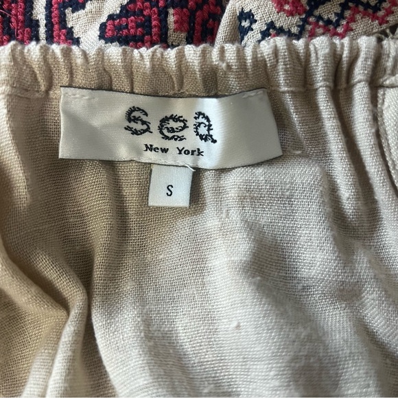 Sea New York Embroidery Halter Dress Small - Picture 13 of 16